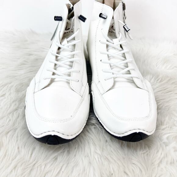 Salkin 3.0 Barefoot Boots Mens Size 44 US 10 NWOB White Faux Leather Ankle Shoes - Picture 7 of 14